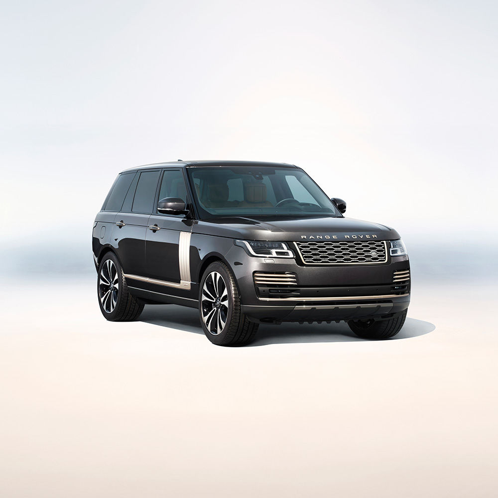 Range rover голубого цвета