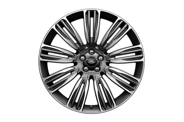 LLANTAS DE 22" CON 9 RADIOS DOBLES STYLE 9007 Y ACABADO EN DIAMOND TURNED